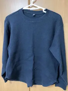 UNIQLO ワッフル長袖トップス　中古M