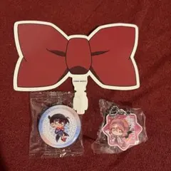 くら寿司　名探偵コナン 缶バッジ＆キーホルダーセット