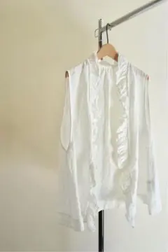 journal standard luxe リネンダンガリーフリルジレのサムネイル