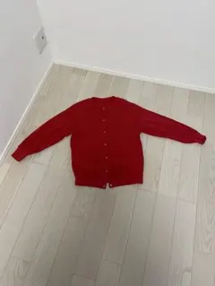 GU140 스냅 버튼 가디건 레드
