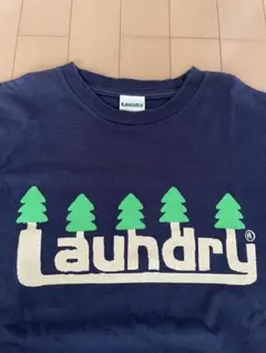 Laundry Tシャツ ネイビー 木柄のサムネイル