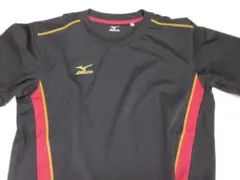Mizuno スポーツ Tシャツ 黒 赤 黄/ レディース