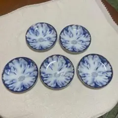 深川製磁　牡丹金ミル　皿　5枚
