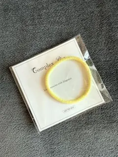 コンプレックスビズ ラメ ヘアゴム イエロー 非売品 ヘア アクセサリー