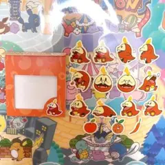ポケモン ホゲータ アソートシール フレーク ステッカー ピカチュウ 台紙付き