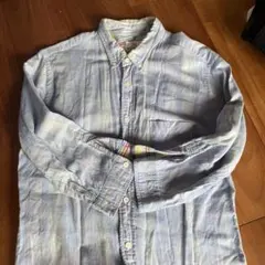 BEAUTY & YOUTH コットンチェックシャツ L