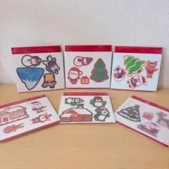 クリスマス グリーティングカード 6枚入り3D 封筒/シール付