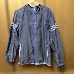 adidas neo ブルーナイロンパーカーのサムネイル