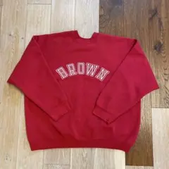 ぺ*こ様 神サイズ 70s 80s DISCUS BROWN スウェット USA