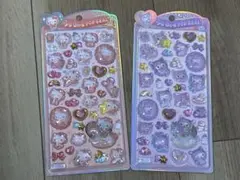 うるちゅるポップシール　ハローキティ・クロミ 2枚セット