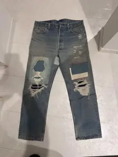 Levi's 501 ダメージデニム W36 L30