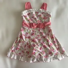 120 花柄ワンピース水着（女の子用）