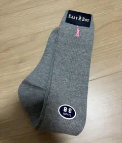 【EAST BOY】ハイソックス グレー 長さ38㌢*:..。♡*゜のサムネイル