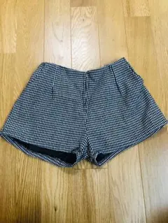 ツイード ハイウエストショートパンツ 千鳥柄　即購入OK!