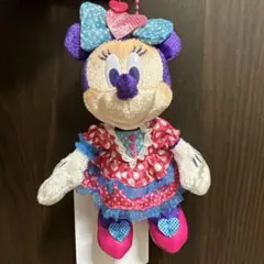 ミニーマウス ぬいぐるみバッジ　パルパルーザ