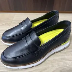 【極美品】コールハーン ゼログランド ローファー 本革 黒 5.5B 22cm