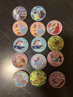 ディズニー刺繍缶バッジ 14個セット【Disney】