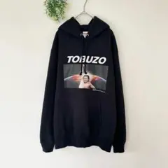ユナイテッドアスレ／長州力［L］ビッグフォトプリント◎裏起毛プルオーバーパーカー