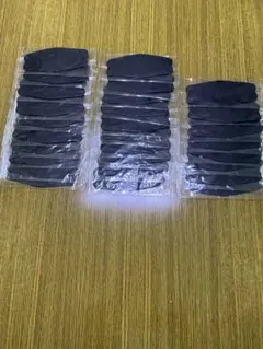 3D立体構造 不織布マスク ブラック 個包装２８枚