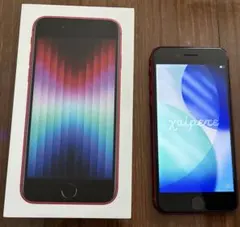 Apple iPhone SE（第3世代）赤64GB、箱付き