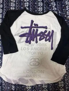 Stussy M ラグラン七分袖カットソー