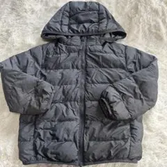 UNIQLO キッズ ダウンコート 110cm ダークグレー