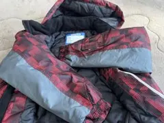 子ども用 赤黒チェック柄ジャケット 150サイズ