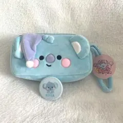 ☆☆bt21・KOYAぬいぐるみペンケース・ポーチ・刺繍缶バッジ☆☆