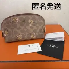 COACH 花柄ポーチ