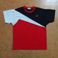 【送料込み】YONEX バドミントン Tシャツ 赤黒白