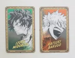 『僕のヒーローアカデミア』原画展 クリアカードコレクション 緑谷出久 爆豪勝己