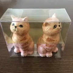 【未使用品】アルスターウィーバーズ 2004 猫デザイン ソルト＆ペッパー容器