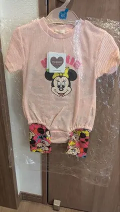 Disney ディズニー ミニー ミニーちゃん 女の子 レギンス付きロンパースのサムネイル