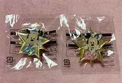 ディズニーシー20周年限定　ピンバッジ　ミッキーミニー