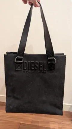 DIESEL ブラック トートバッグ