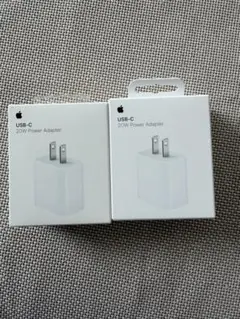 【新品未開封】Apple純正 20W USB-C 電源アダプタ 2個セット