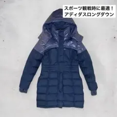 レディース ロングダウンコート アディダス ベンチコート フェザー 暖かい