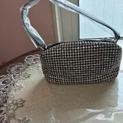 ストーン装飾 ハンドバッグ