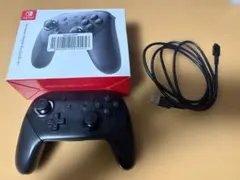 Switchプロコン 純正 箱付き ジャンク ドリフトあり