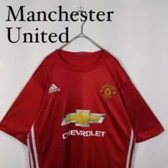 マンチェスターユナイテッド　M サッカーシャツ レッド ユニホーム　adidas