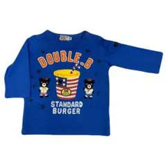 ミキハウス　ダブルビー　長袖Tシャツ ロンT 70