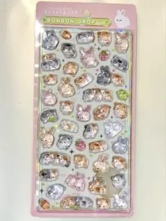 国内正規品ボンボンドロップシール モルモット ウサギ