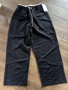 タグ付き。未使用品　Bou Jeloud ワイドパンツ ブラック 38