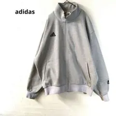 adidas トラックジャケット グレー ジップアップDESCENTE製 希少