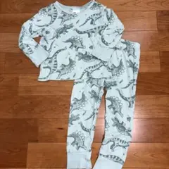 H&M 恐竜水色パジャマ2-4y