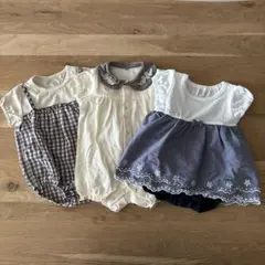 西松屋 ベビー ロンパース 70cm 3点セット