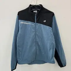 NV329 New Balance ウィンドブレーカー 青/黒 メンズ S
