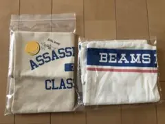 BEAMS×暗殺教室 コラボクラッチバッグ　ローソンコラボトートバッグ