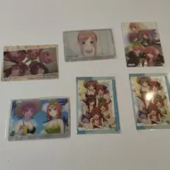 五等分の花嫁 トレカ 6枚セット