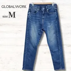 グローバルワーク GLOBAL WORK デニムパンツ 青 M ジーンズ